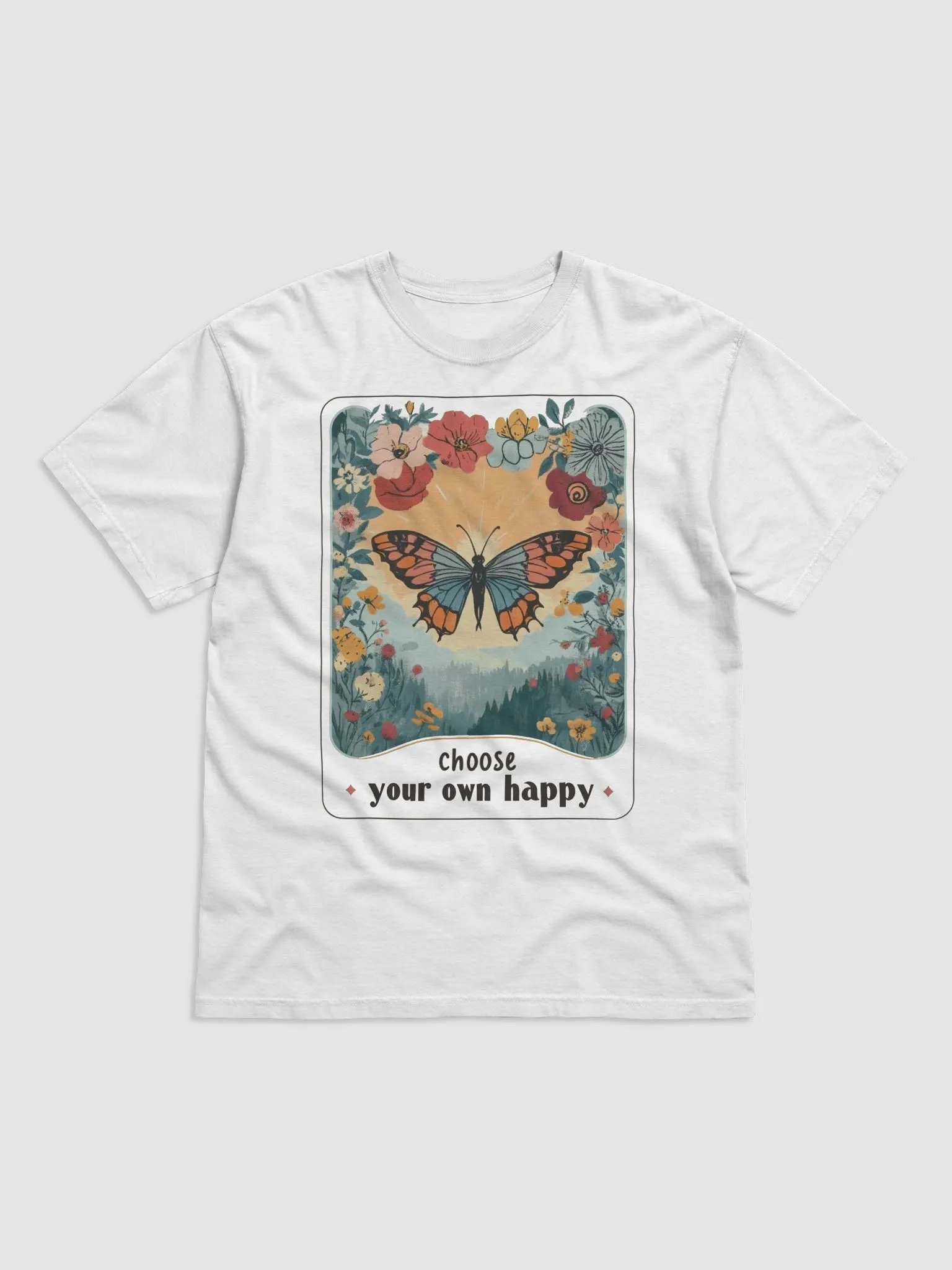 Choose Your Own Happy Unisex T-shirt product image (1)