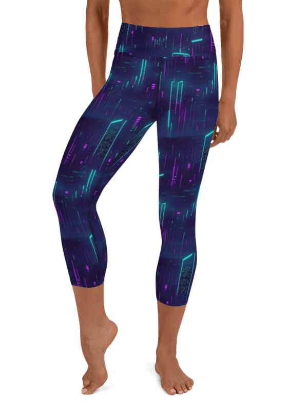 Neon City Yoga Capri Leggings product image (3)