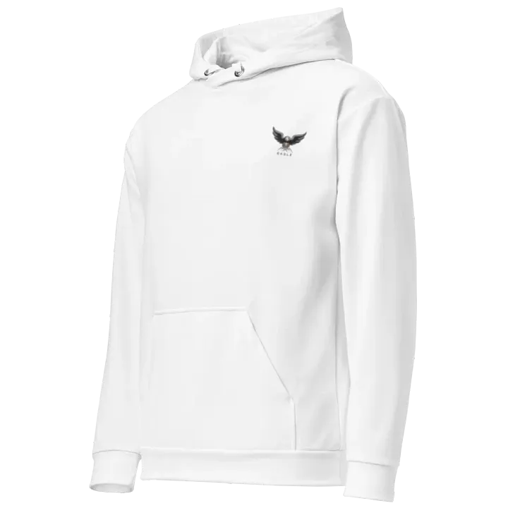 Eagle Brand Recycled Unisex Hoodie with Majestic Eagle Design - White product image (2)