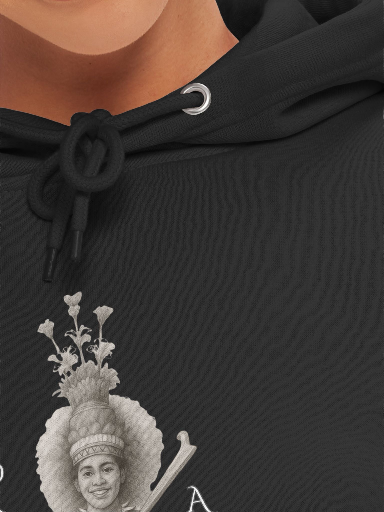 Samoan Taupou Hoodie – Born to Lead and Serve | Polynesian Heritage Apparel product image (7)