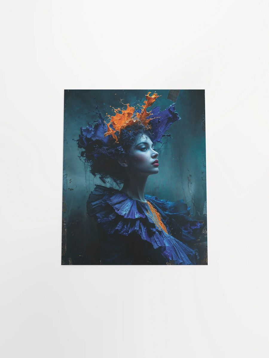 Crown of Ember and Cobalt Matte Poster product image (29)