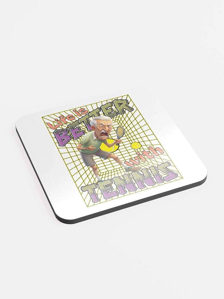 Life Is Better With Tennis Male Enthusiast Coaster product image (2)