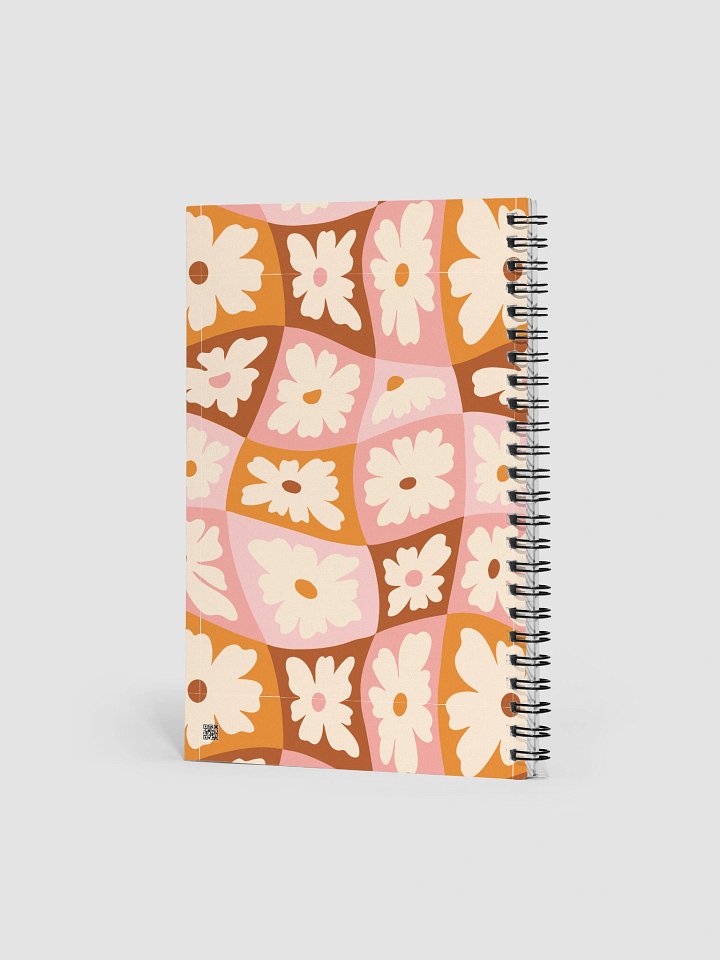 Floral Wave Spiral Notebook product image (2)
