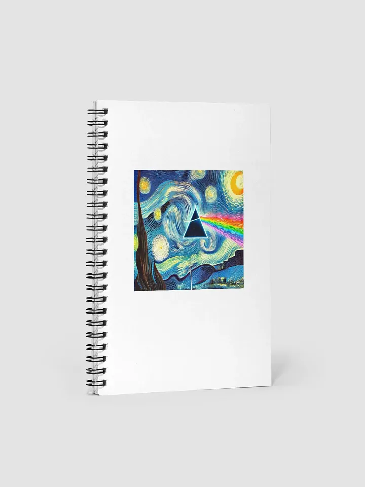 📔 Pink Floyd – Dark Side of the Moon Van Gogh-Inspired Spiral Journal product image (1)