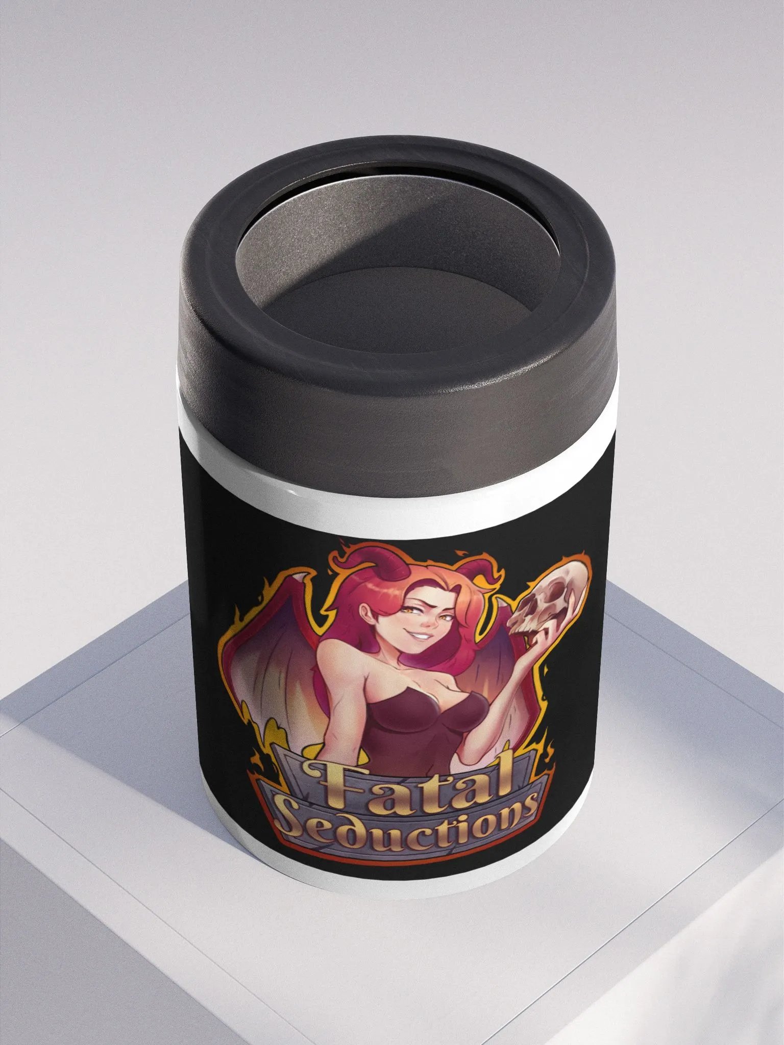 Affiliate Stainless Steel Koozie Black product image (4)