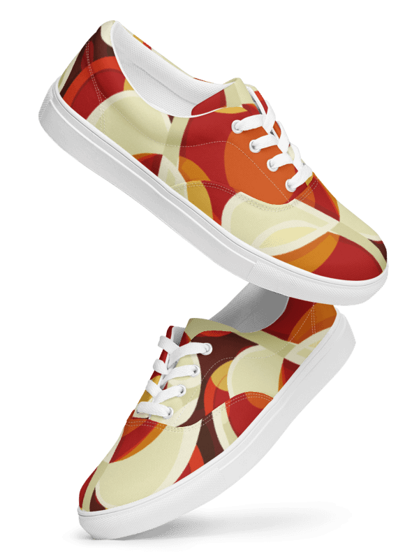 Sunset Fiesta | Men's Lace-Up Canvas Shoes product image (4)