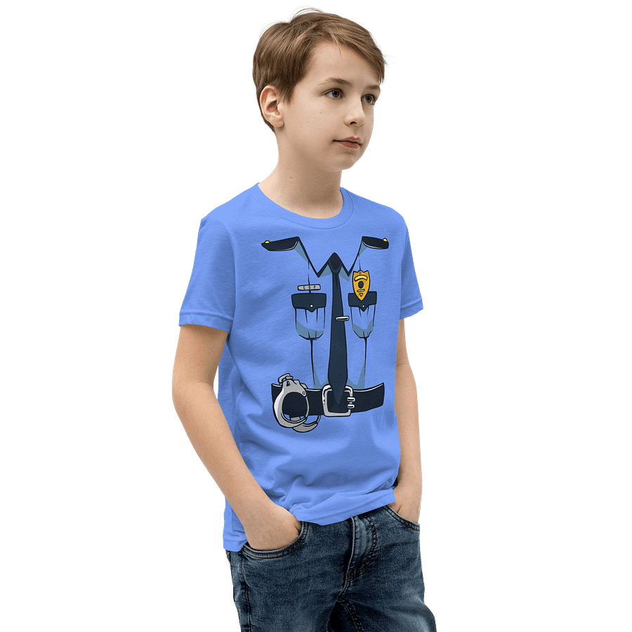 Cop Police Halloween Costume Funny T-Shirt For Kids product image (2)