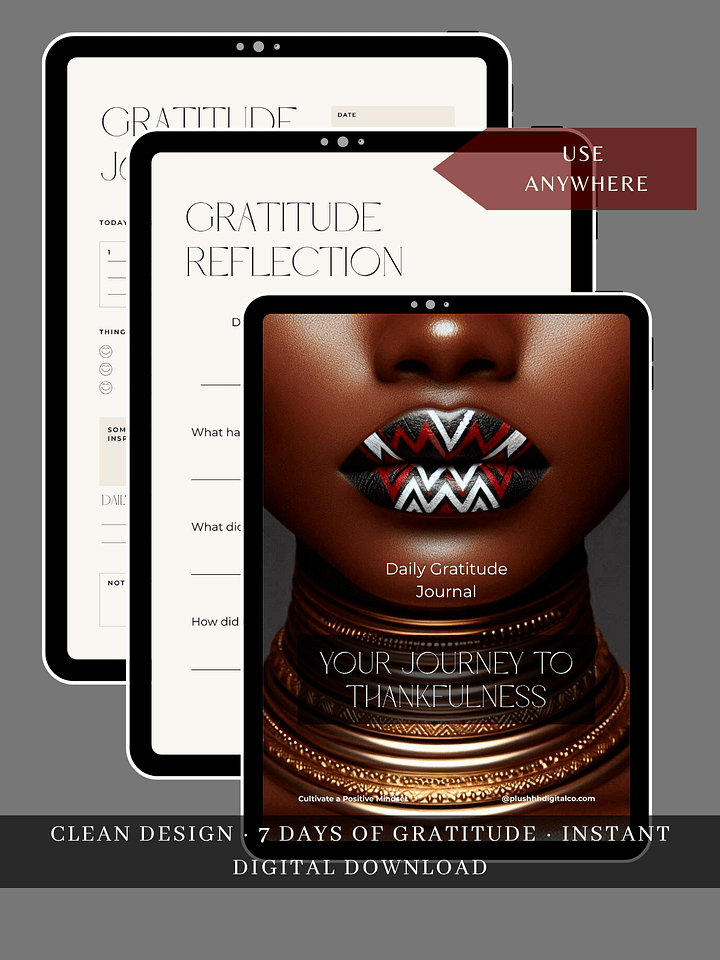 Your Journey to Thankfulness: A 7-Day Digital Gratitude Journal product image (2)