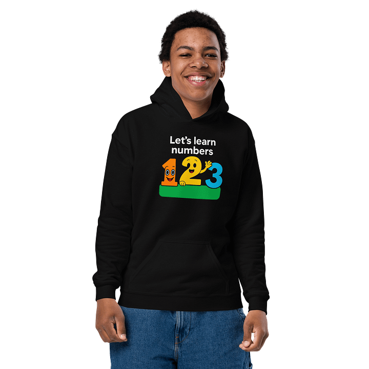 Playful Number Friends Hoodie product image (2)