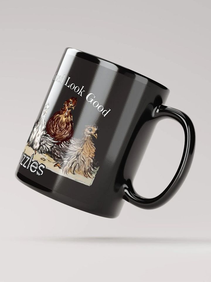 Making Bedhead Look Good | Glossy Black Mug product image (4)