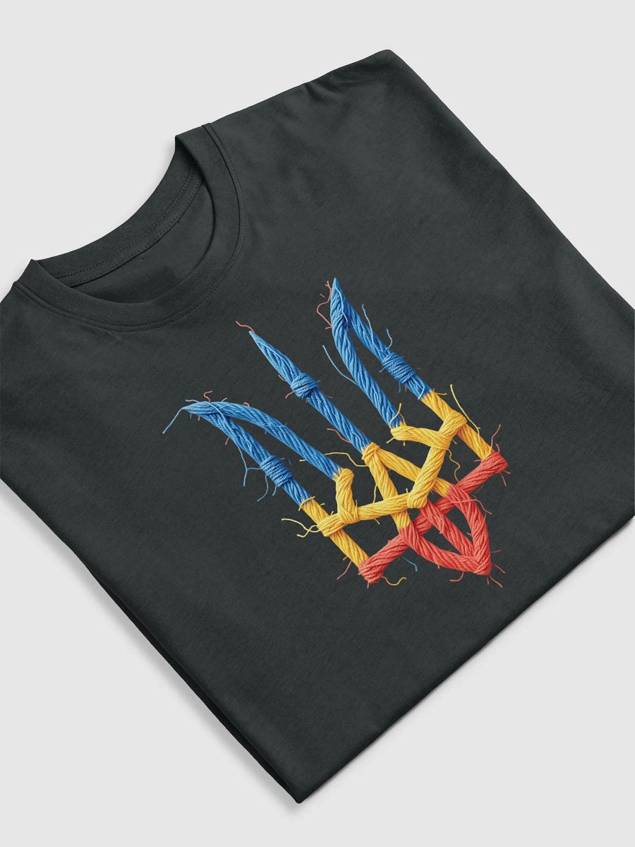 Vintage Support Ukraine Flag | Ukrainian Trident | Stand with Ukraine Premium Comfort Men's Tee product image (32)