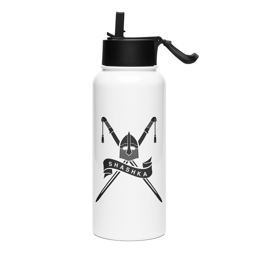Black Shashka Water Bottle with Straw product image (3)