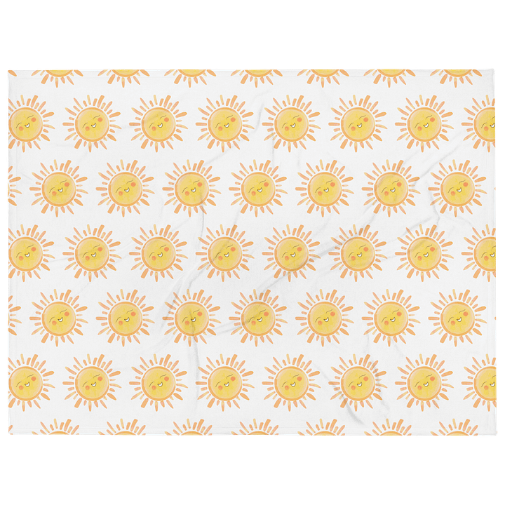 Happy Sun Throw Blanket product image (1)
