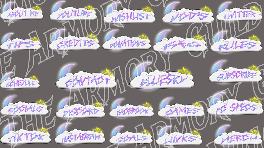 Cloud Twitch Panels product image (1)