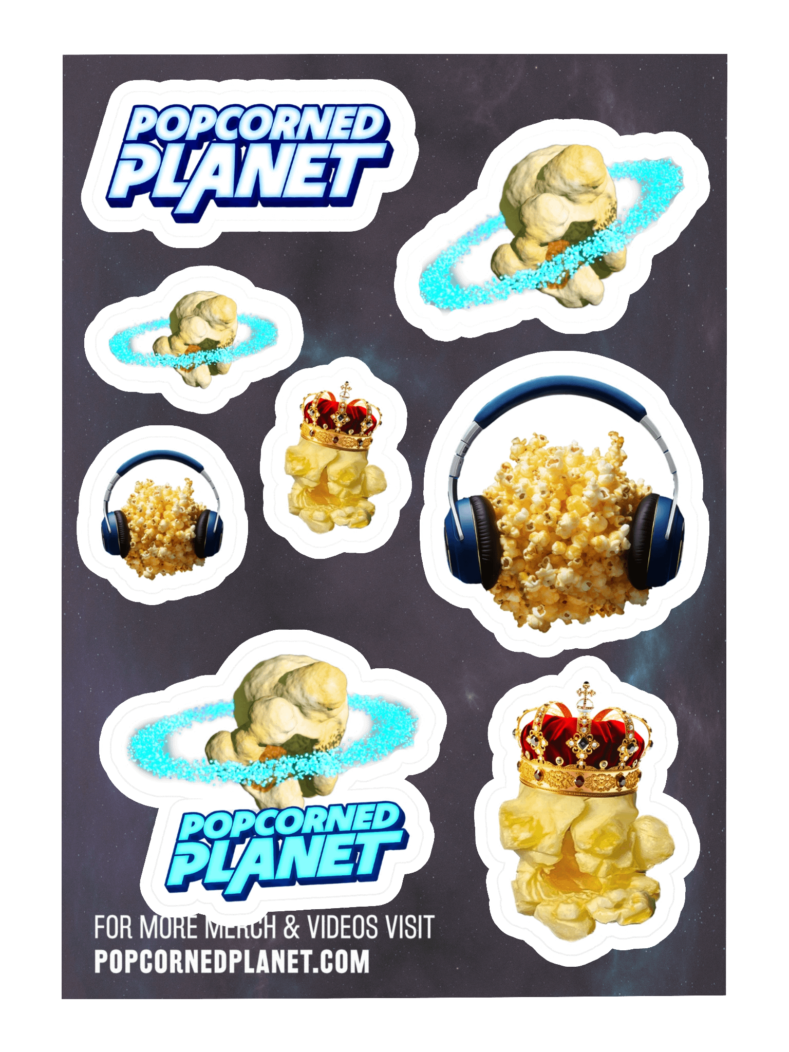 Popcorned Sticker Sheet product image (3)