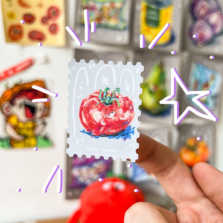 POST STAMPS stickers set product image (2)