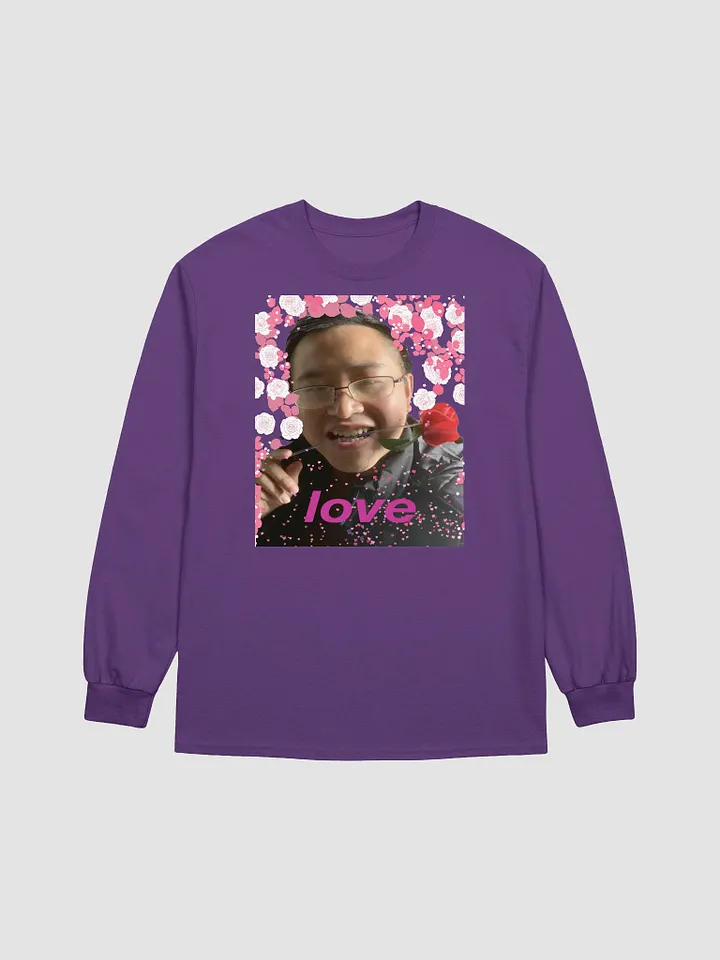 Gildan Ultra Cotton Long Sleeve T-Shirt: rose love product image (3)