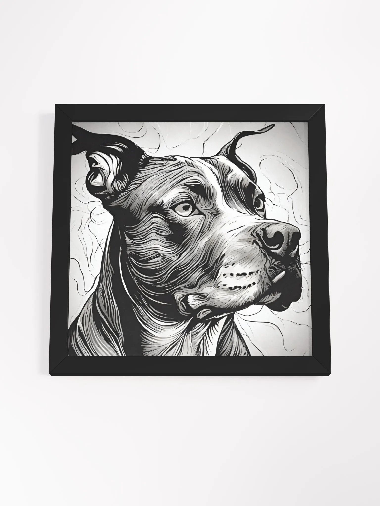 Celebrate Your Pit Bull with This Fiercely Adorable Framed Poster! product image (4)
