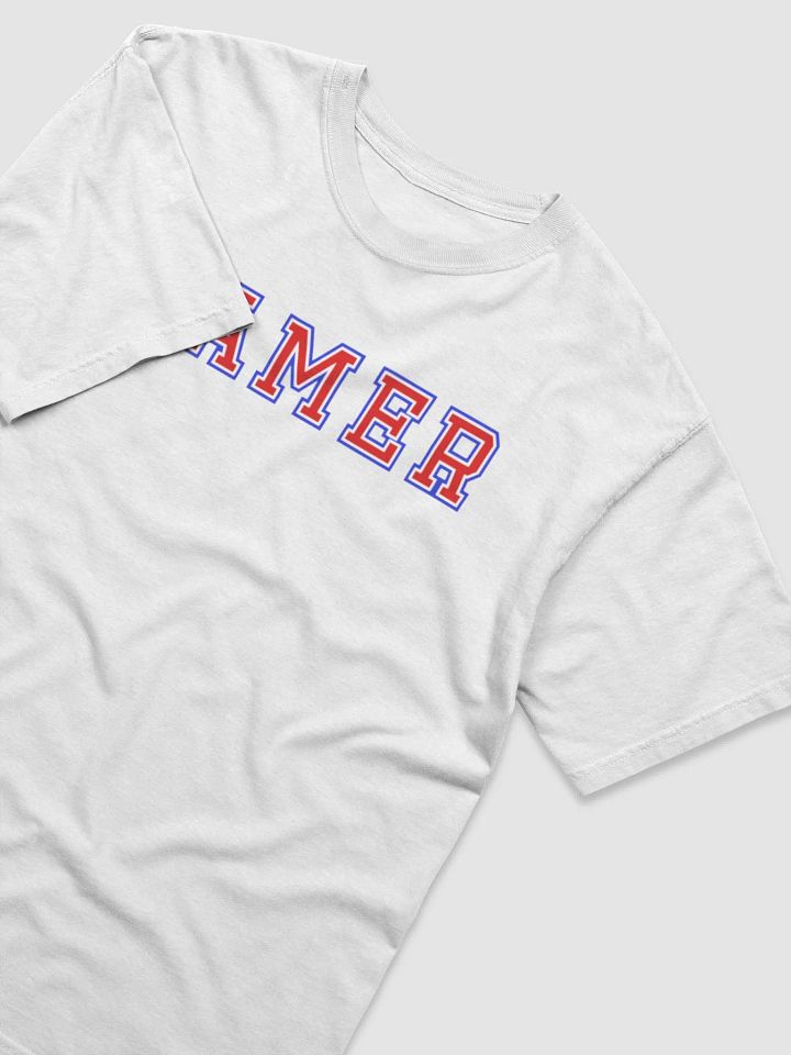 Patriotic Gamer T-Shirt (Blue/Red) product image (2)
