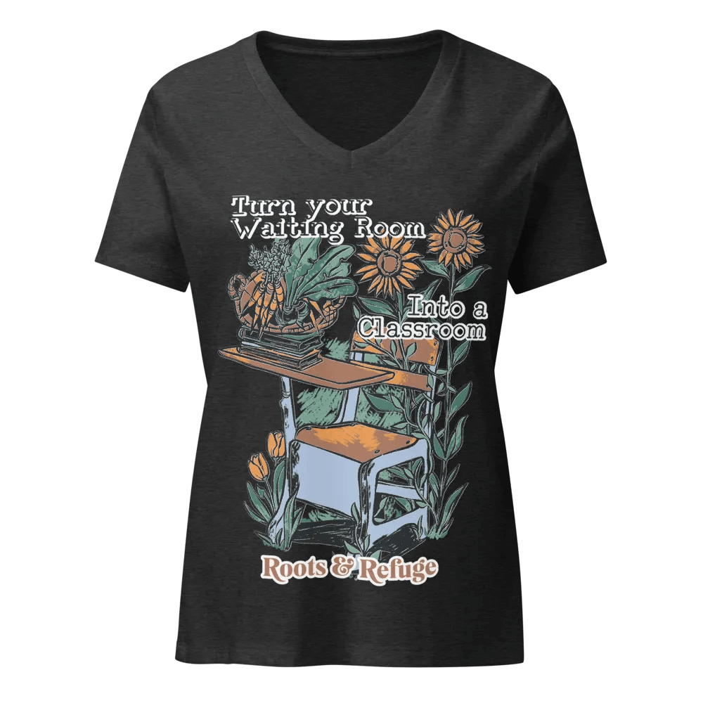 Classroom (B+C Women's V-Neck) product image (2)