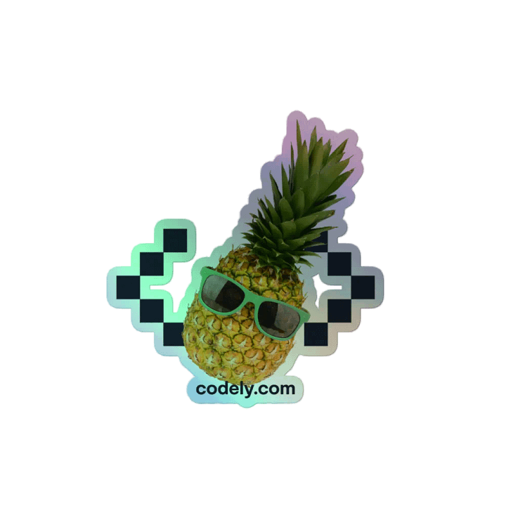 Pegatina Piña Holográfica product image (2)