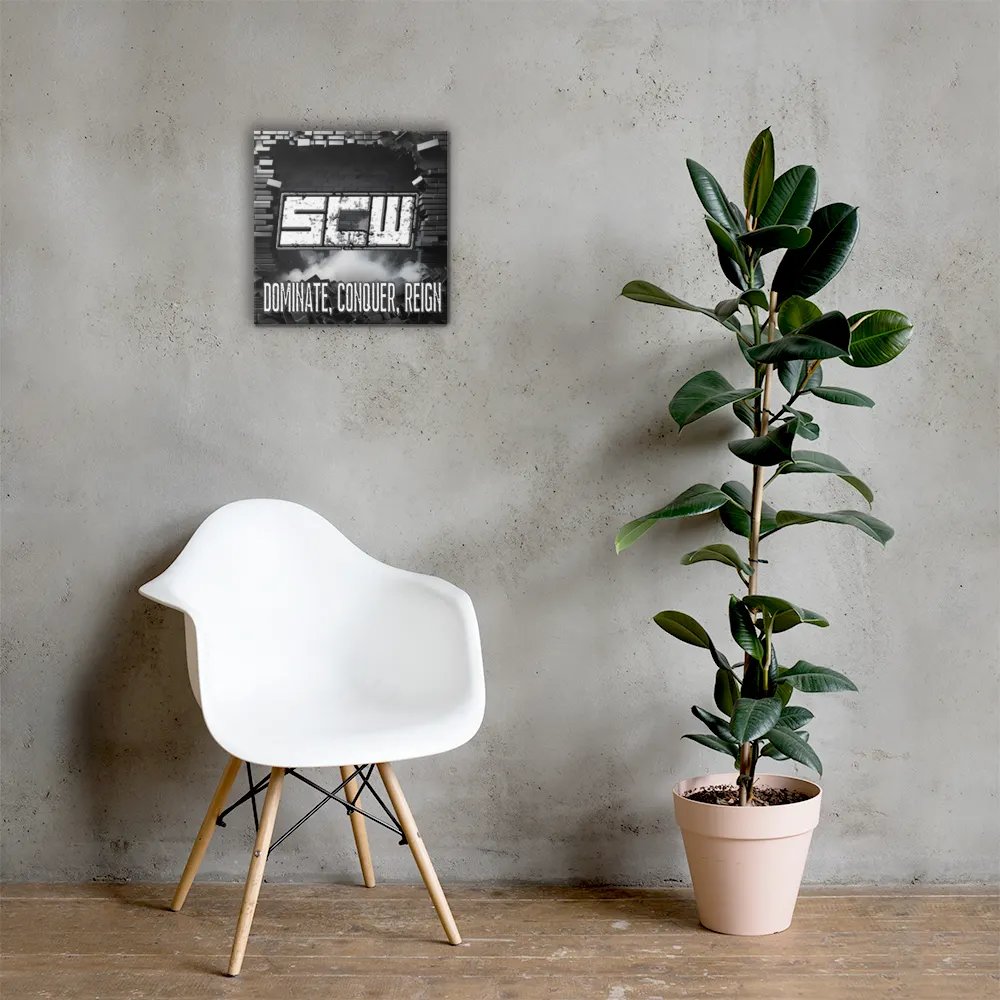 SCW Logo and Mantra Canvas Poster product image (5)