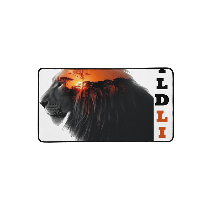 Sunset Lion Desk Mat product image (2)