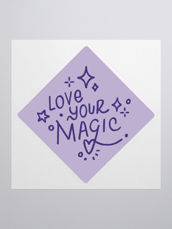 LOVE YOUR MAGIC STICKER PURPLE product image (1)