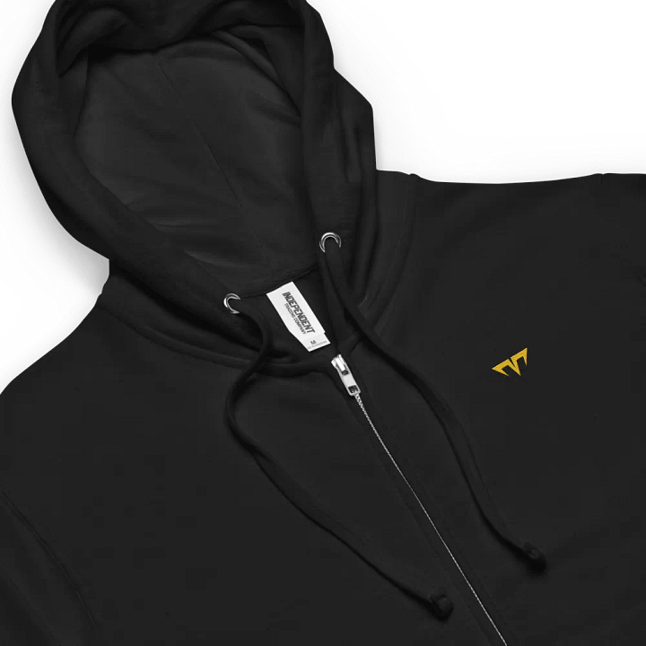 Unisex Casualwear - Zip Up Hoodie - Embroidered Gold Logo product image (1)