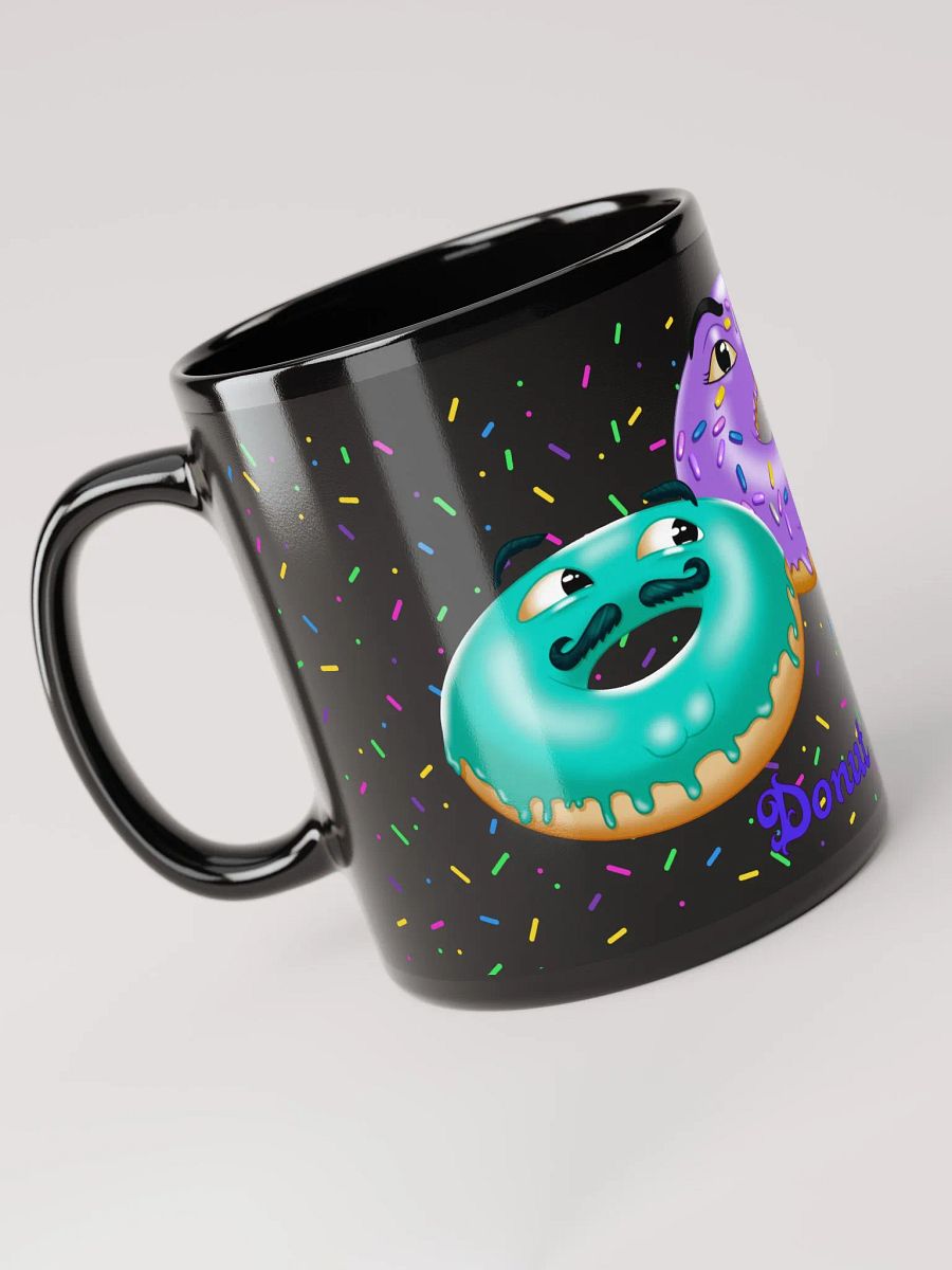 Donut Squad Black Mug product image (3)