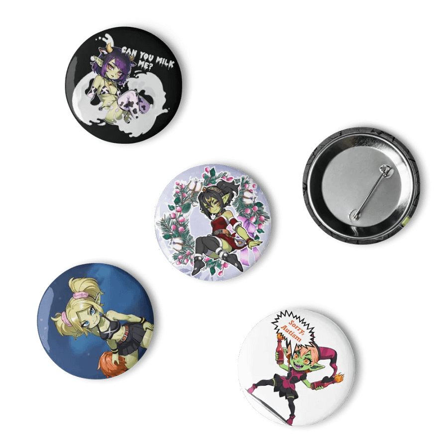 Goblin girls Pin Button Set product image (10)