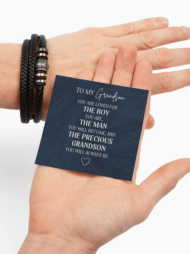 Grandson Forever Bracelet - You Are Loved For The Boy product image (4)