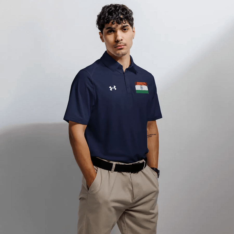 Saffron Wheel Men's Polo product image (8)
