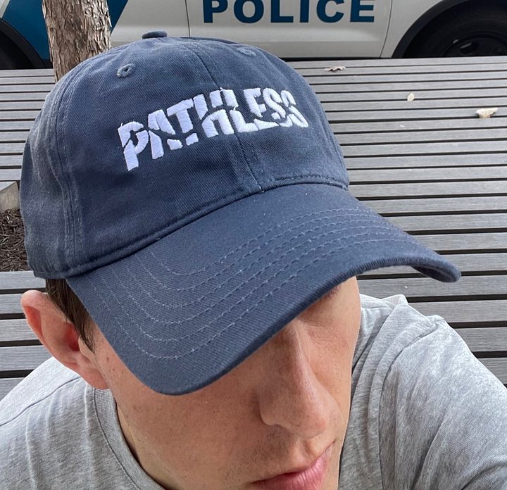 Embroidered Pathless Dad Hat product image (1)