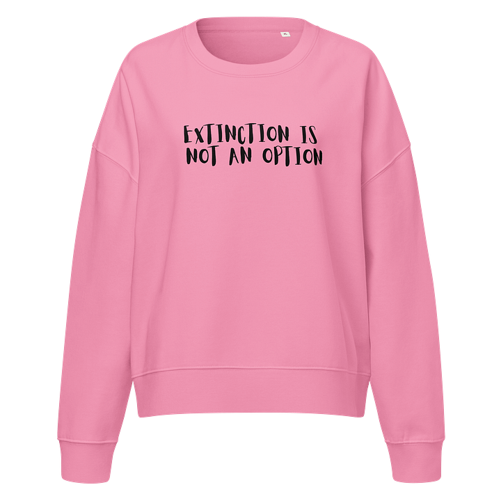 Extinction is not an option - organic cotton product image (2)