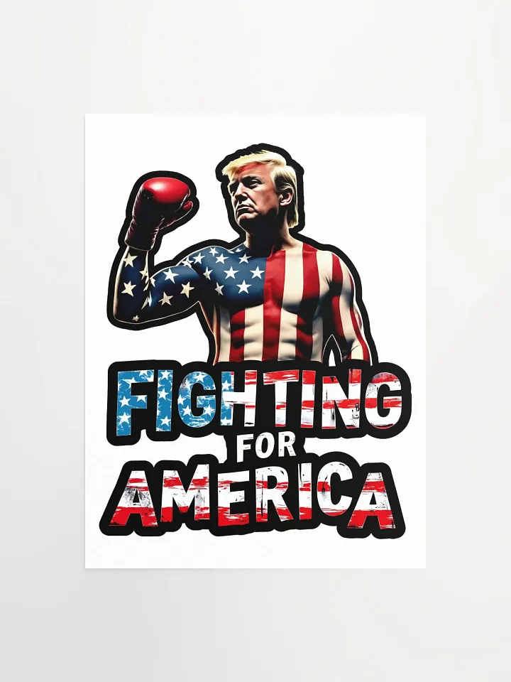 Poster: Trump, Fighting for America product image (1)