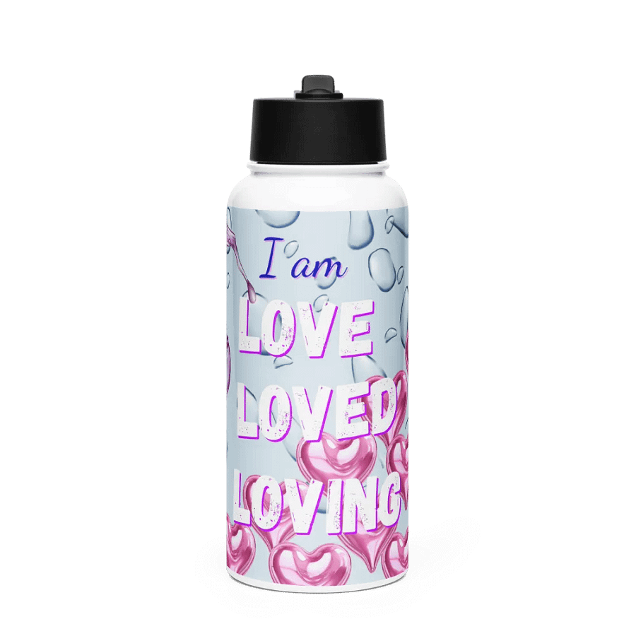 Love affirmations Stainless Steel Bottle for heathy ladies and gents product image (1)