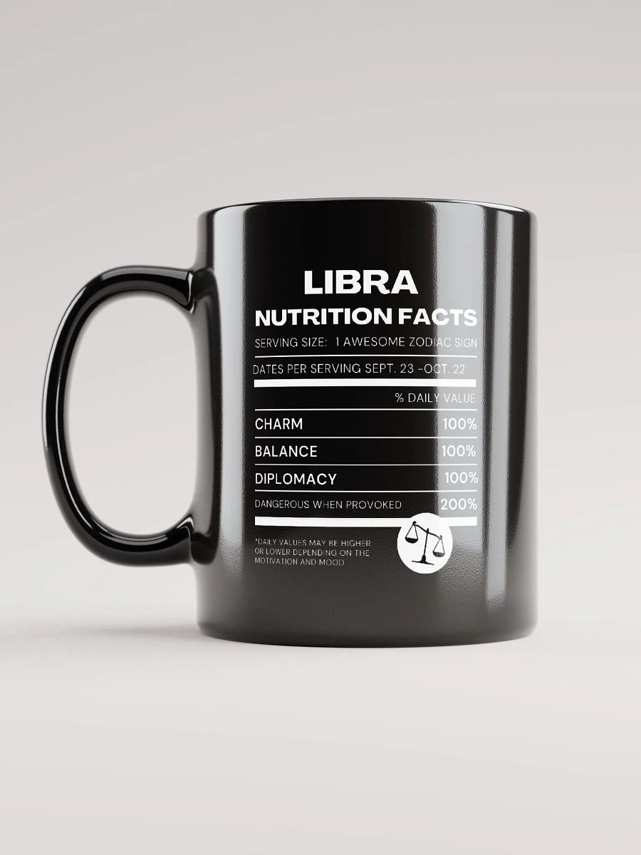 Libra Nutrition Facts Mug product image (12)