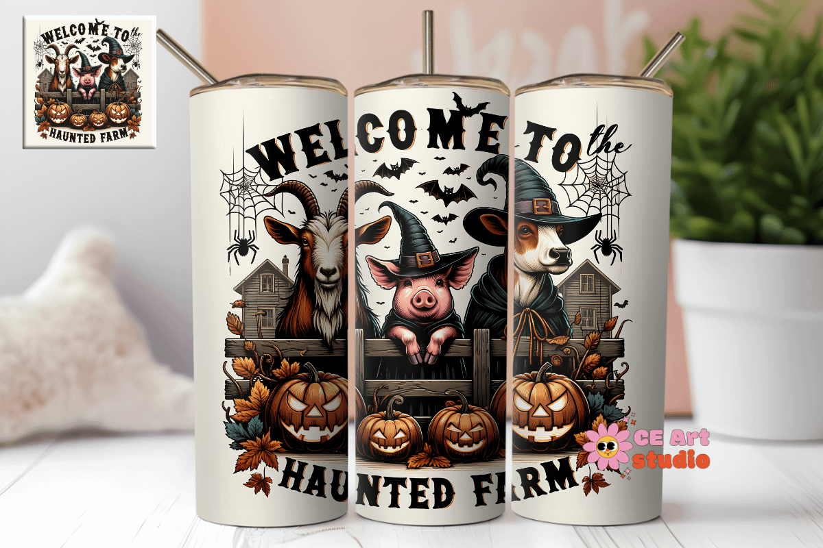 Halloween Hocus Pocus Tumbler Wrap PNG product image (1)