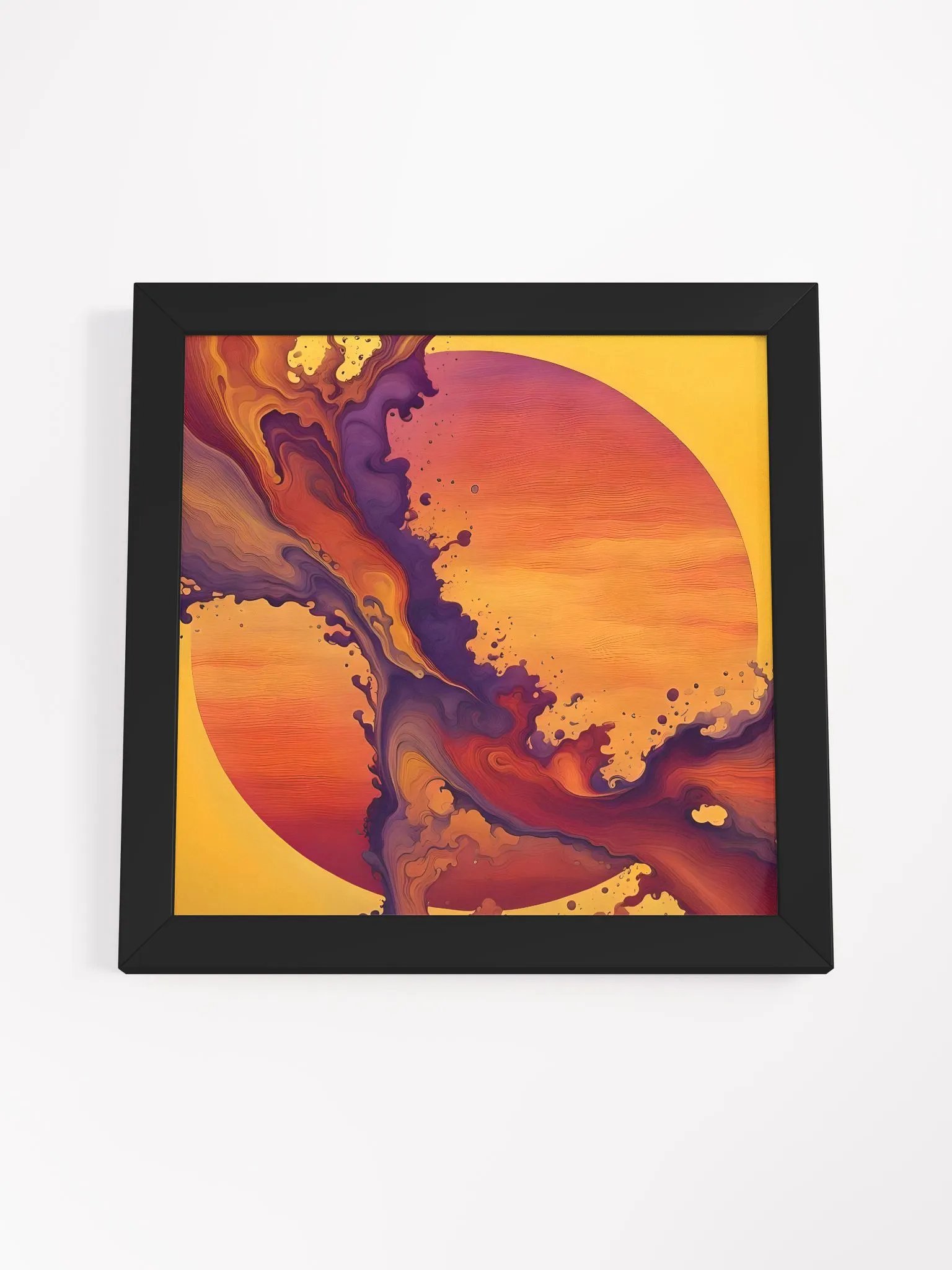 Sunset Inferno Dutch Pour Print product image (4)
