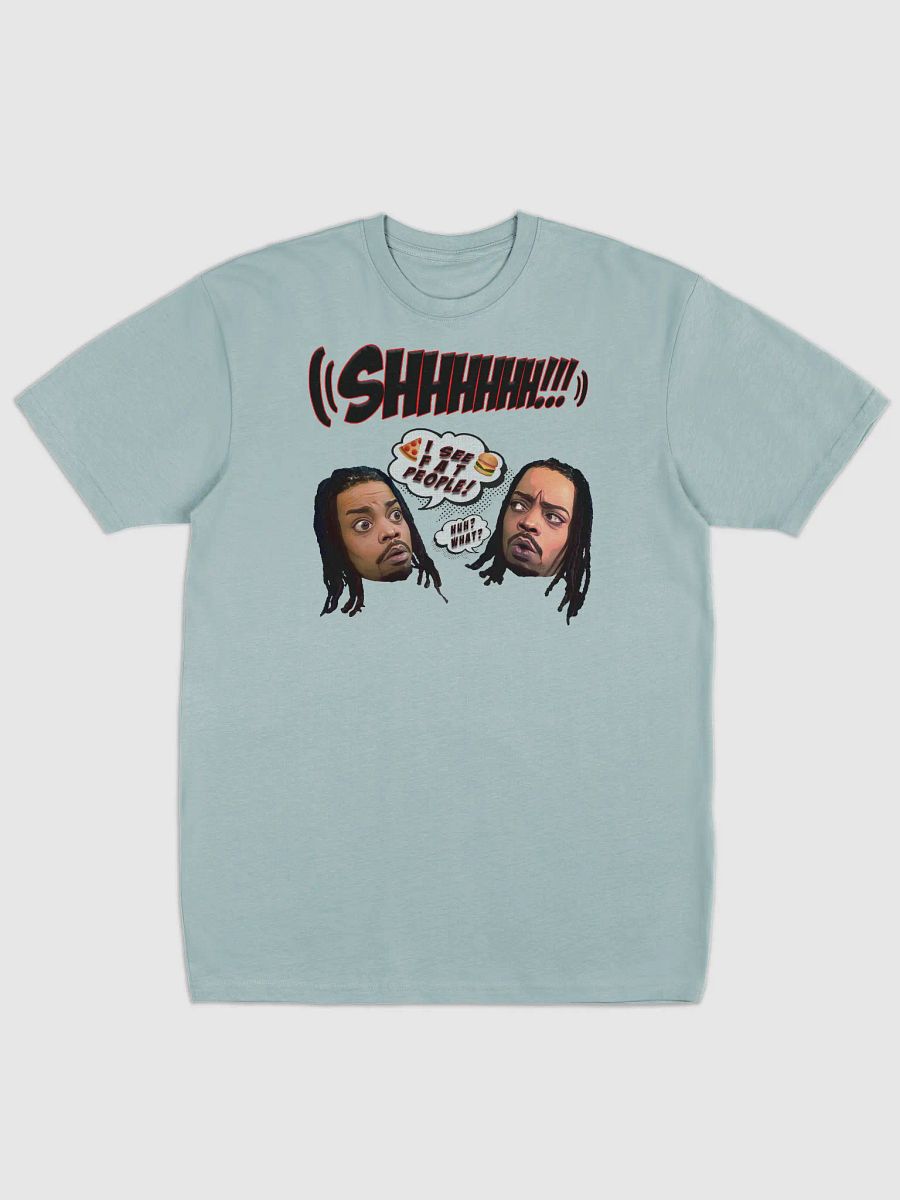Shhhh I See Fat People! (Black Tee) product image (1)