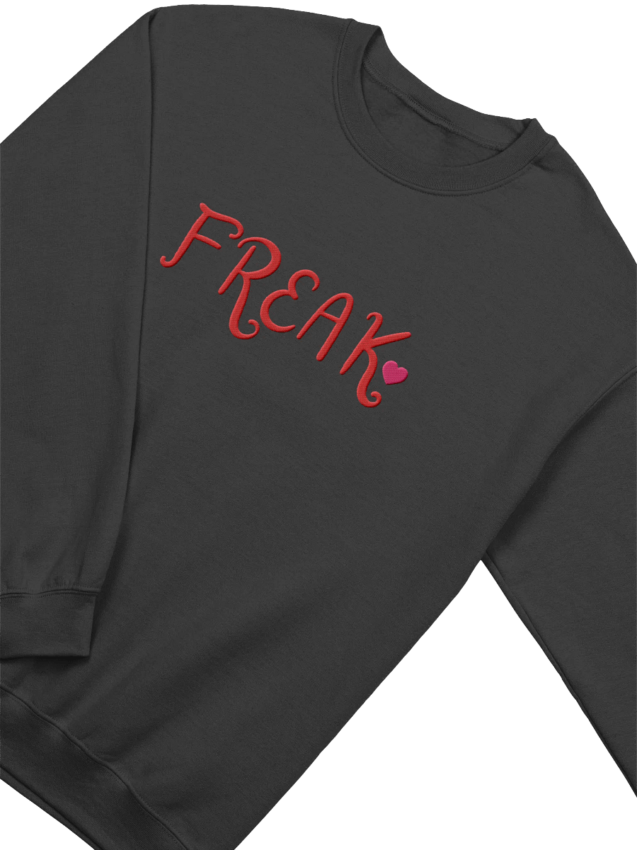Embroidered Freak Crewneck *(RED)* product image (3)