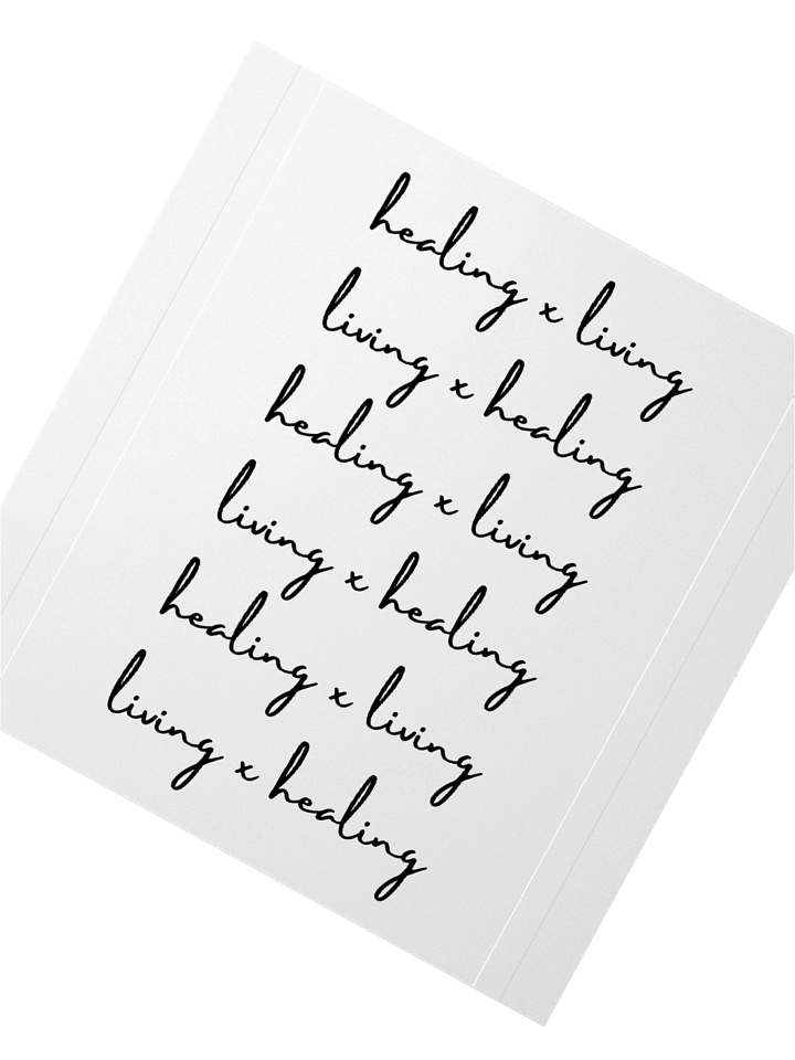 Healing X Living Stickers product image (2)