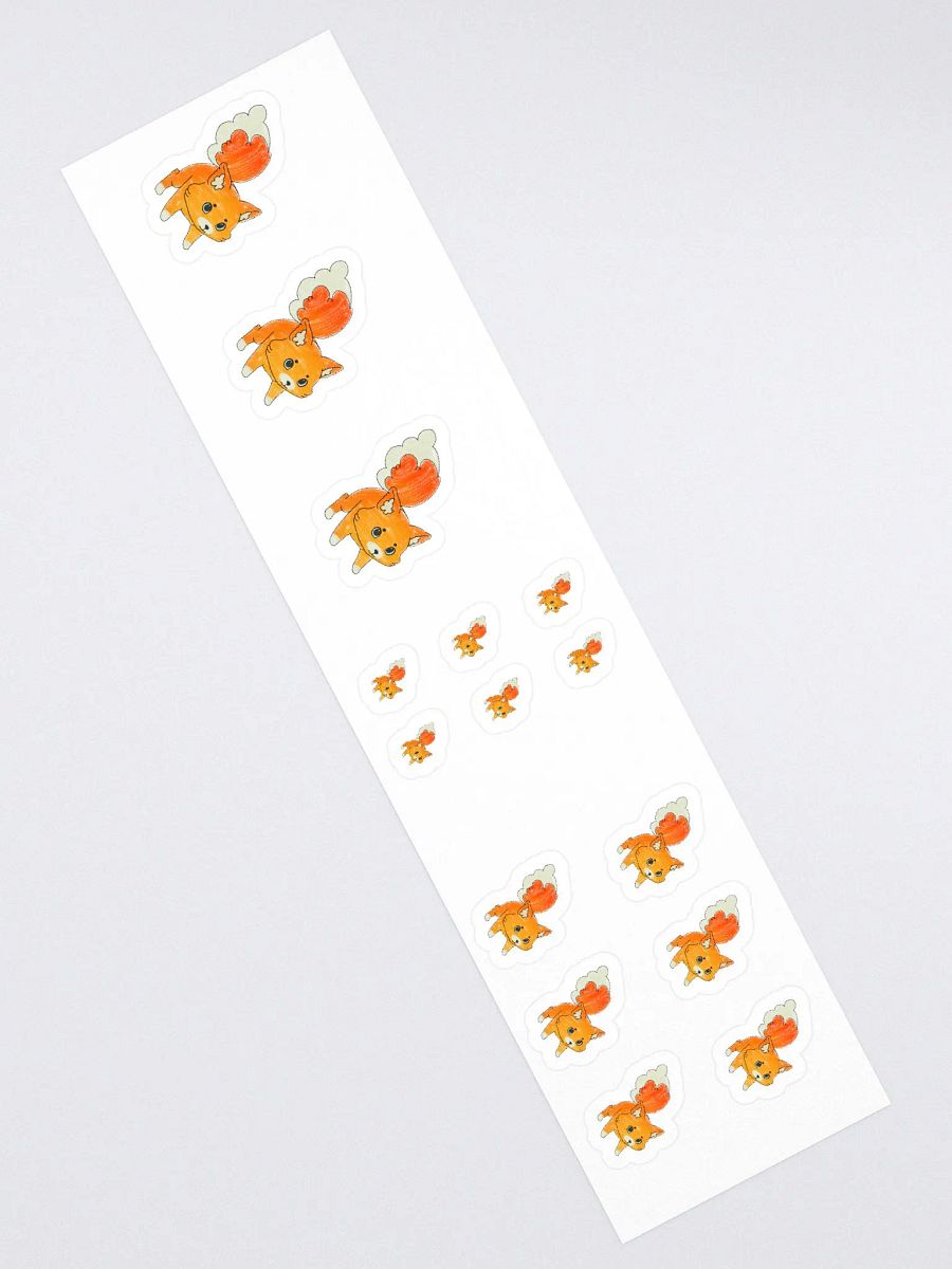 Crayon Fox Sticker Sheet product image (2)