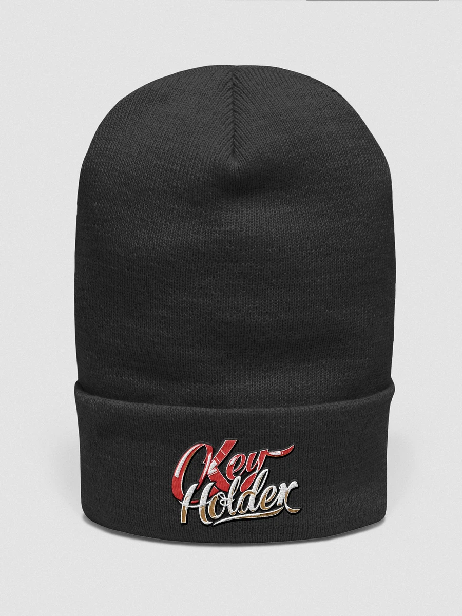 The Key Holder embroidered beanie product image (2)