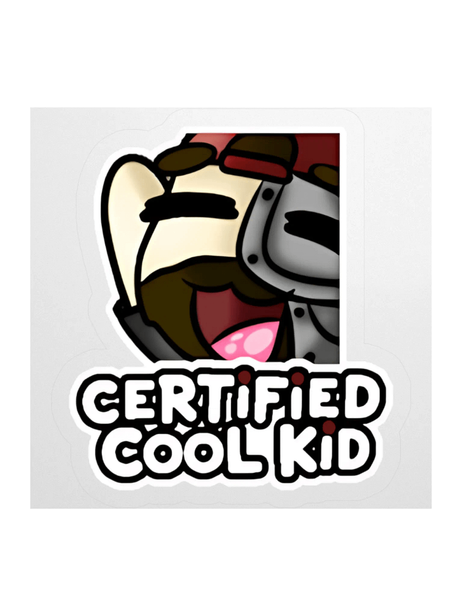 Certified Cool Kid Sticker product image (2)