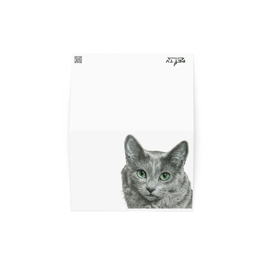 Russian Blue Cat - Card product image (1)