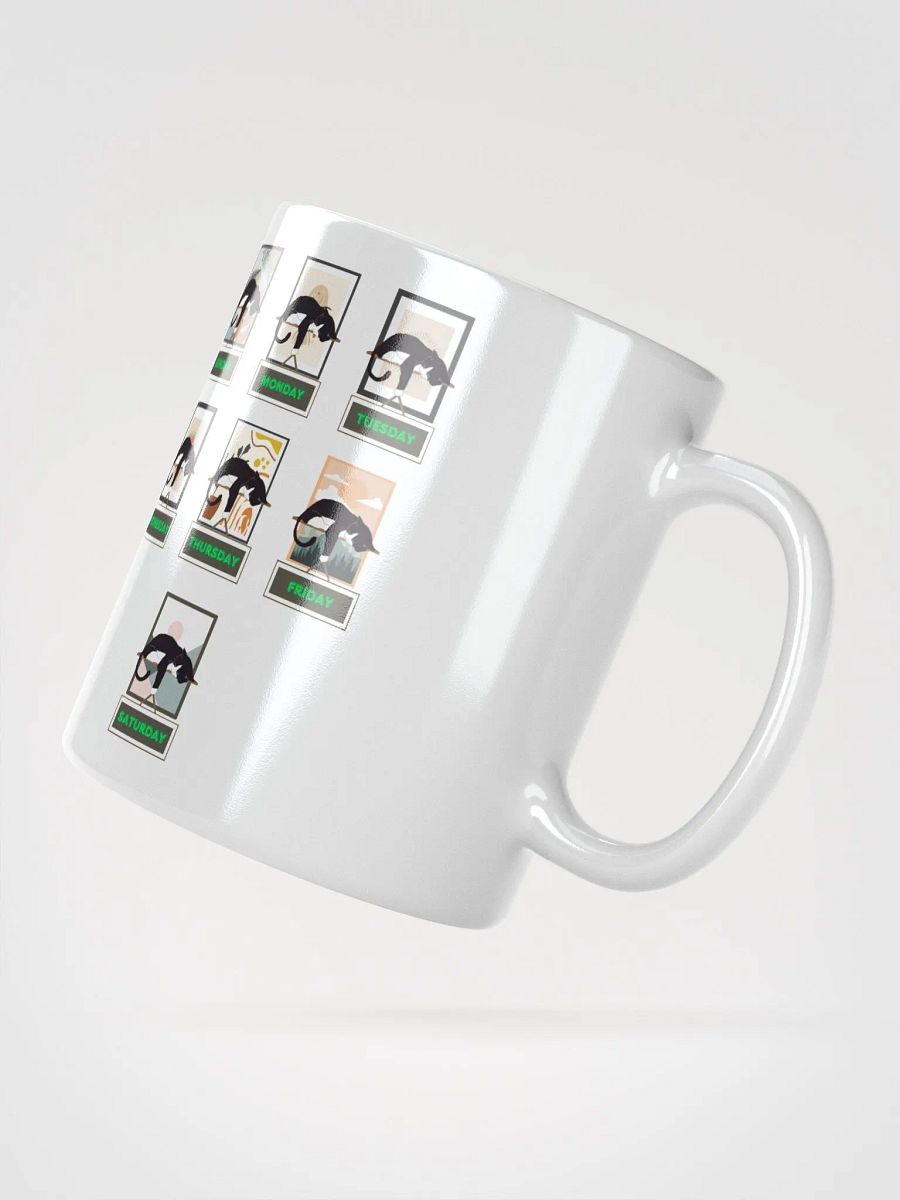 Cats Days of The Week White Mug product image (6)