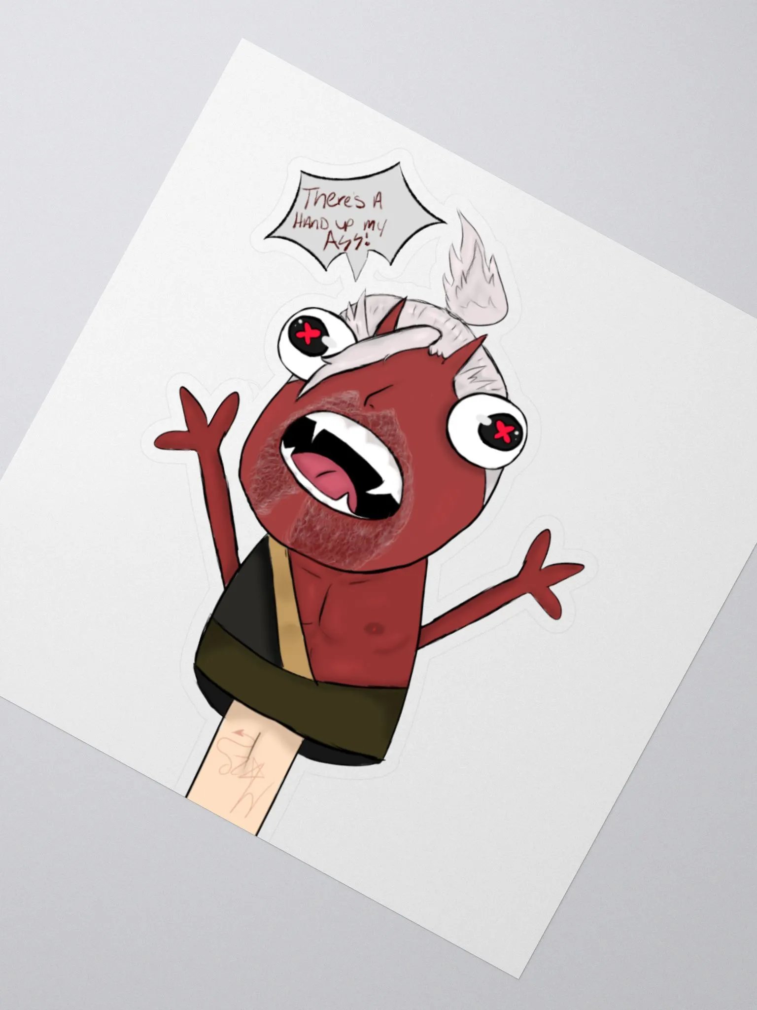 Kishi sticker (dungeon and degens) product image (2)