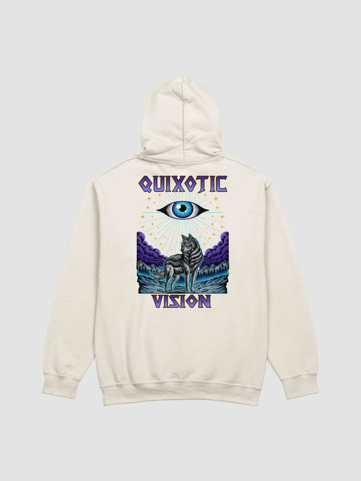 Wolf Sky Back Gildan Hoodie product image (2)